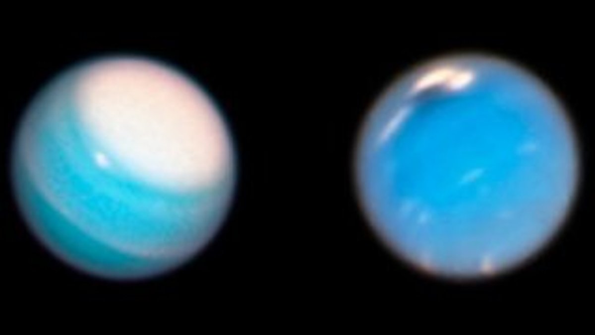 Hubble uzay teleskobu, Neptün ve Uranüs'teki fırtınaları görüntüledi