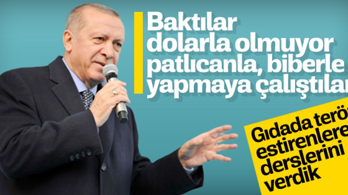Cumhurbaşkanı Erdoğan Kastamonu'da konuştu