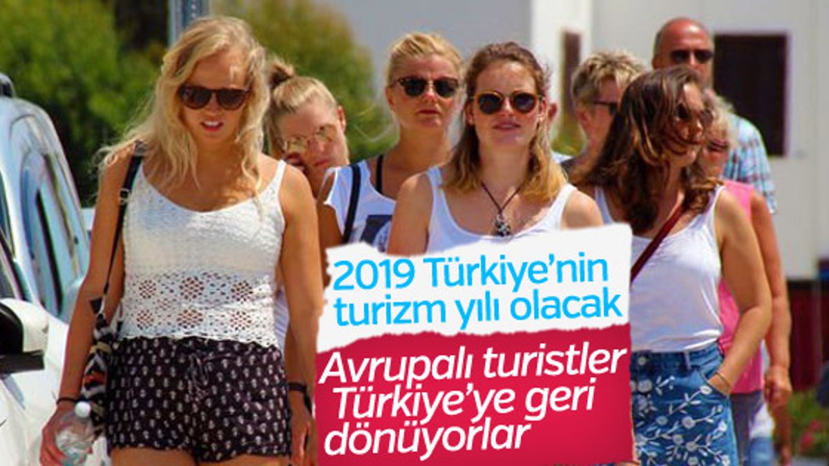 2019'da Avrupalı turistler yeniden Türkiye'de