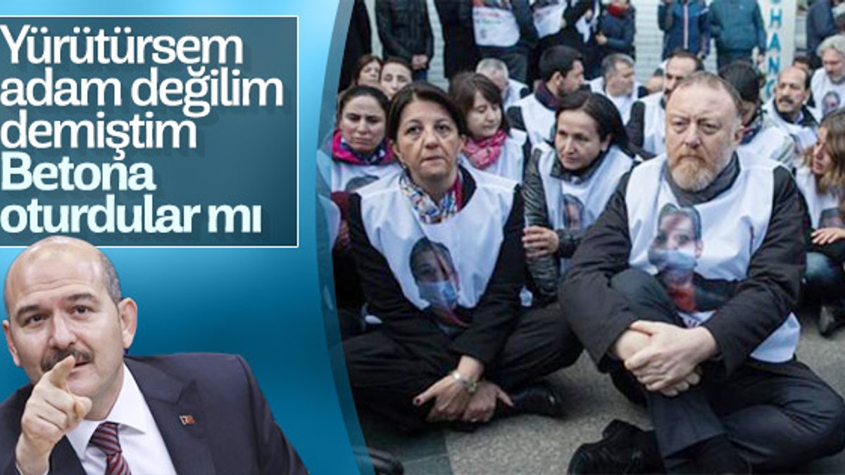 Bakan Soylu HDP'lilerin provokasyonuna geçit vermiyor