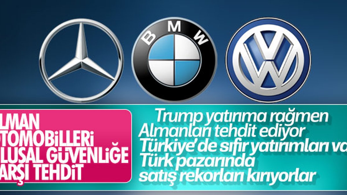 Merkel'den ABD'ye: Otomobillerimizle gurur duyuyoruz