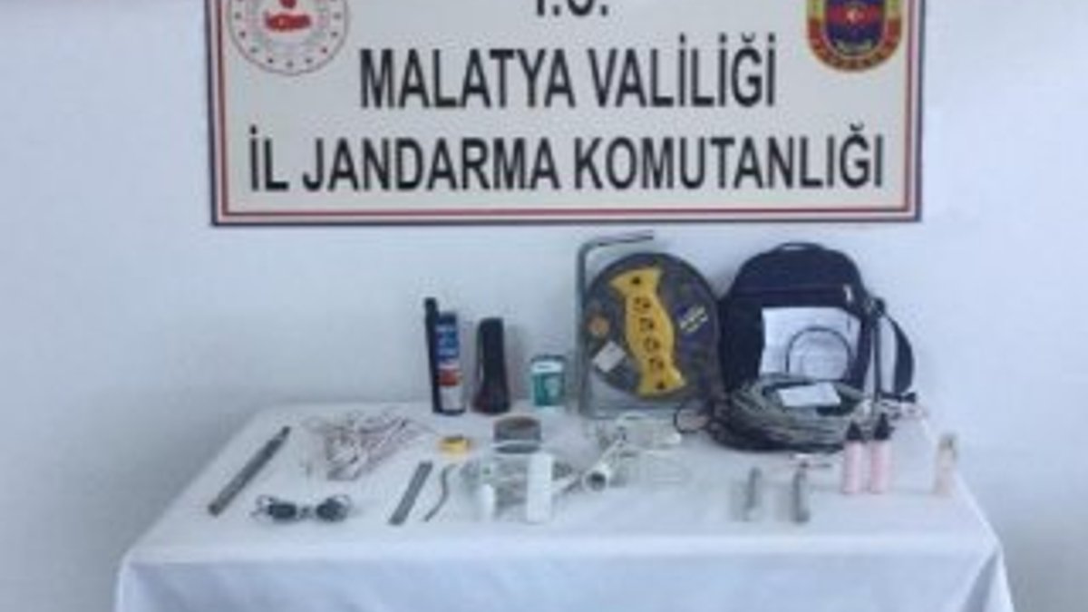 Malatya'da kaçak kazı operasyonu: 3 gözaltı