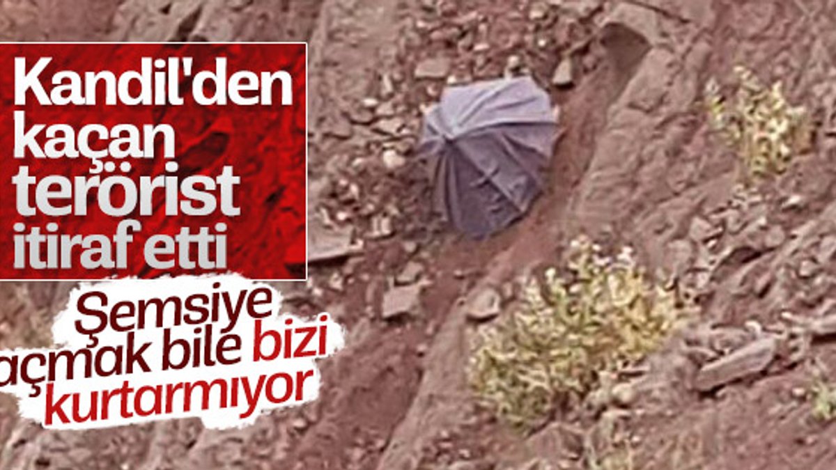 Teslim olan PKK'lı örgütteki çözülmeyi itiraf etti