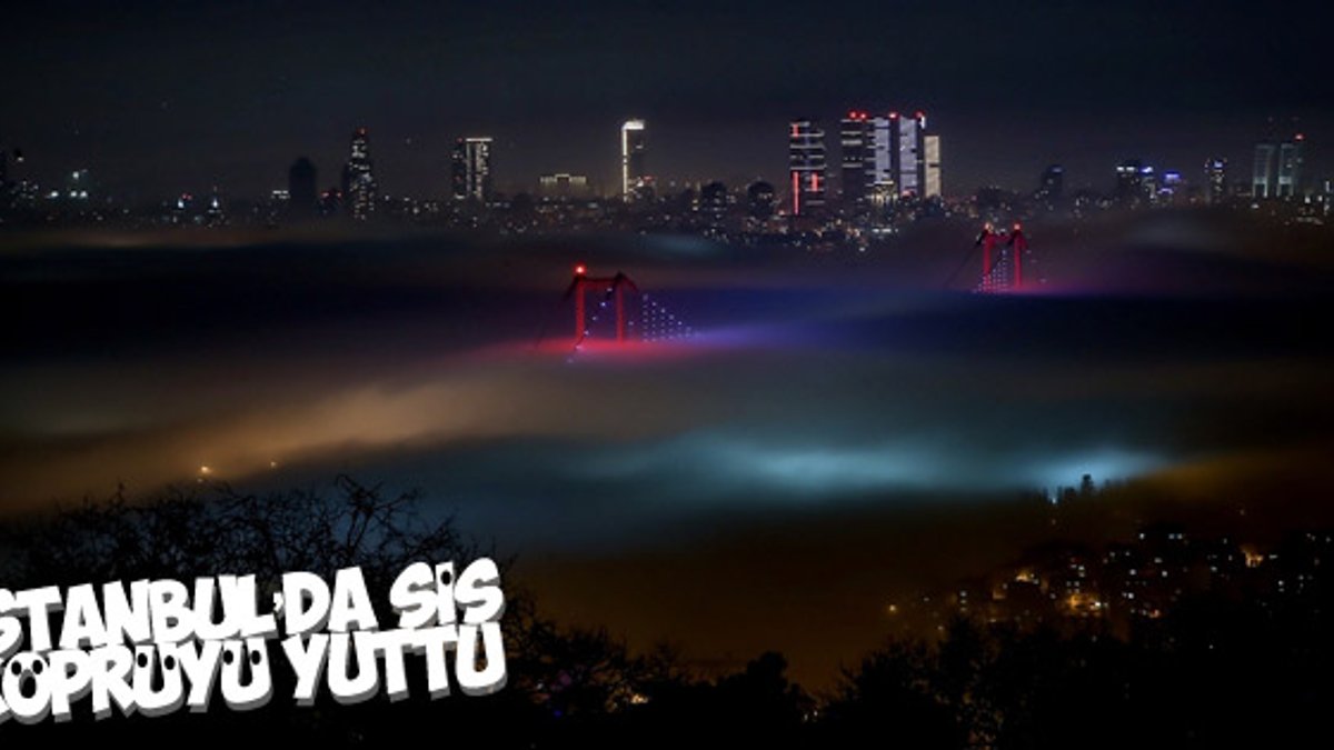İstanbul sis altında