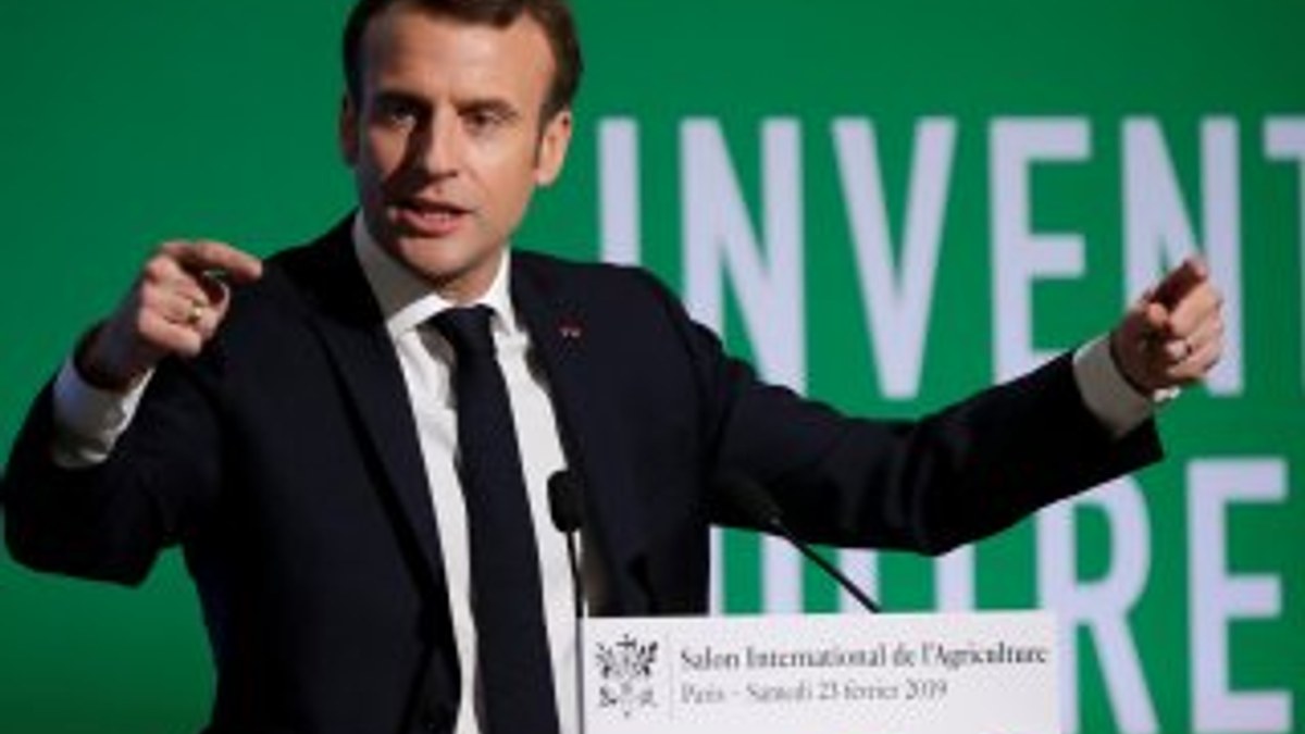Macron'dan Sarı Yelekliler'e suçlama