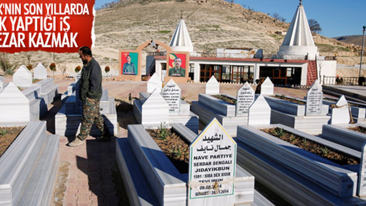 Reuters PKK mezarlığını görüntüledi