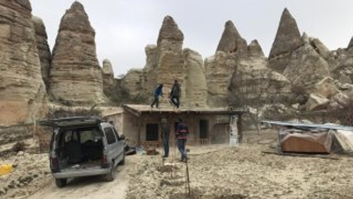 Kapadokya'da yıkımlar sürüyor