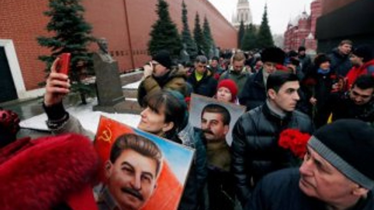 Stalin'e ölüm yıl dönümünde protesto düzenlendi