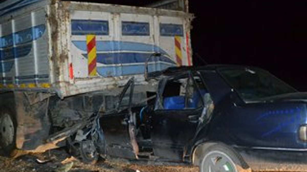Afyonkarahisar'da kaza: 1 ölü, 1 yaralı