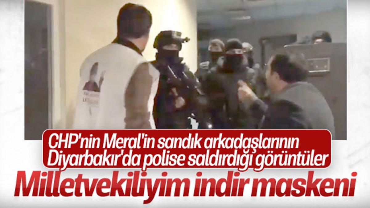 HDP'li vekiller polise saldırdı