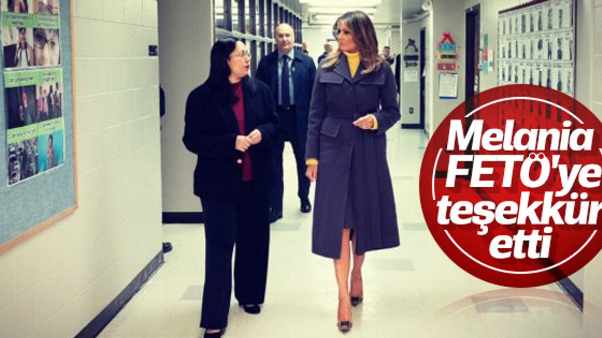 Melania Trump FETÖ okulunu övdü