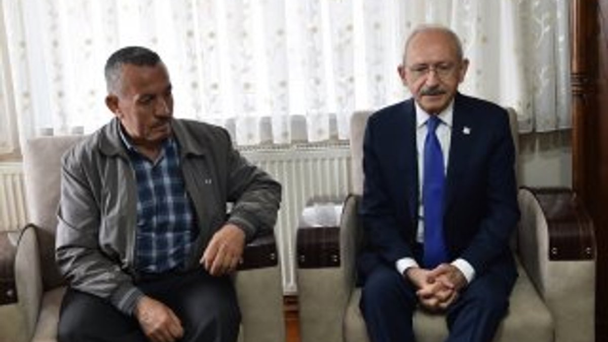 CHP lideri, Bursa'da şehit ailesiyle bir araya geldi