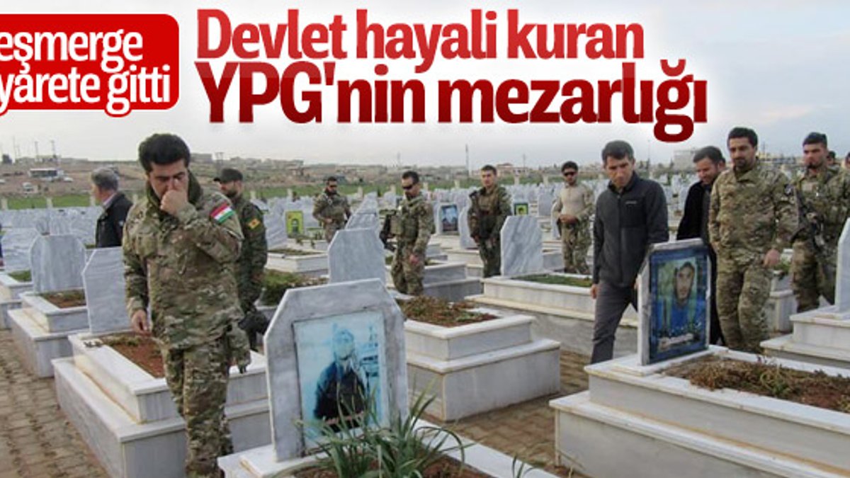 Peşmerge YPG'nin mezarını gezdi