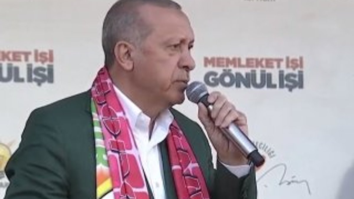 Cumhurbaşkanı Erdoğan Antalya mitinginde konuştu