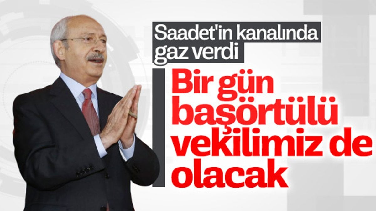 Kılıçdaroğlu başörtüsü sorununu çözdüğünü iddia etti