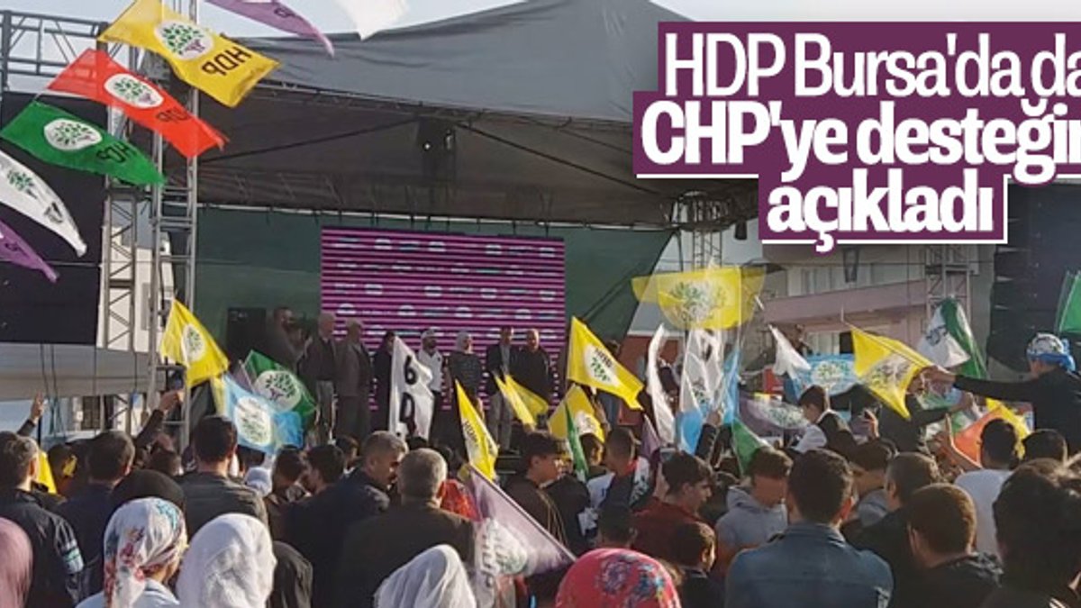 CHP-HDP ittifakı Bursa’da