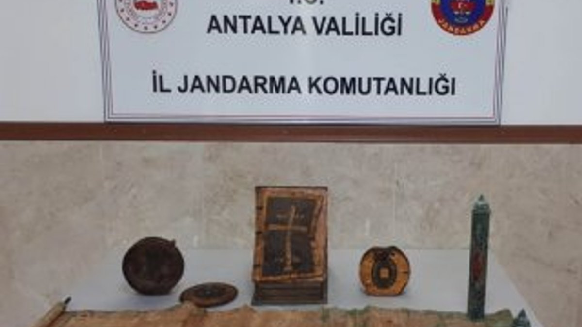 Antalya'da tarihi eser kaçakçılığı operasyonu