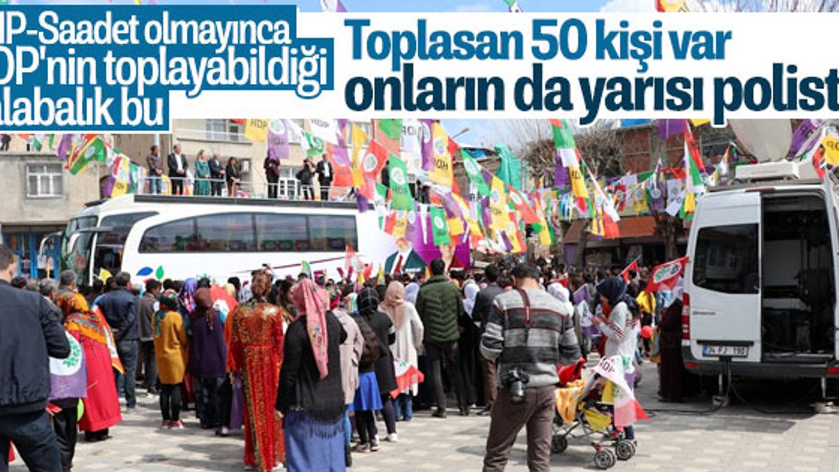 Pervin Buldan Diyarbakır'da boş sokaklara konuştu