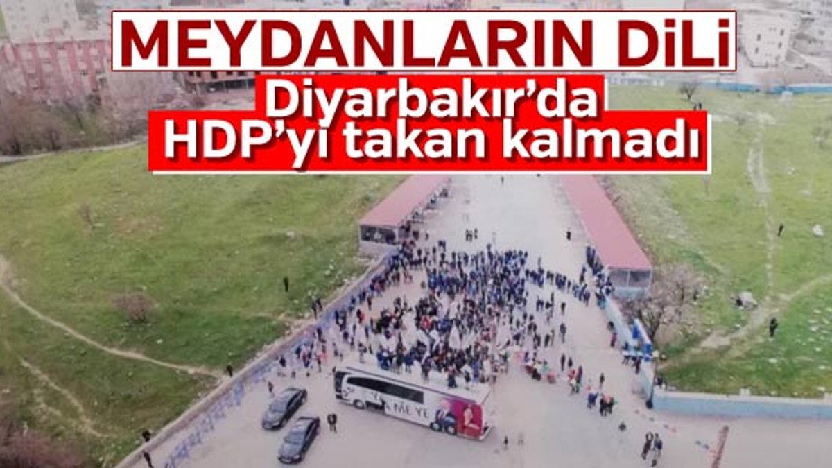 HDP'nin Diyarbakır mitingine katılım az oldu