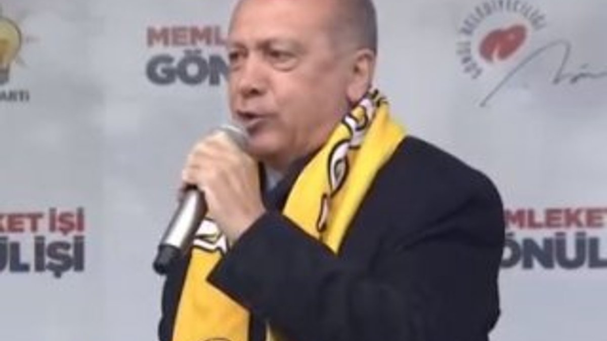 Cumhurbaşkanı Erdoğan: CHP'nin yolu buraya düşmez
