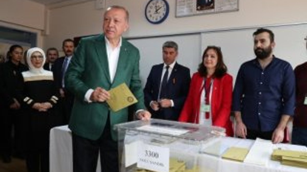 Erdoğan'ın oy kullandığı sandıktan Binali Yıldırım çıktı