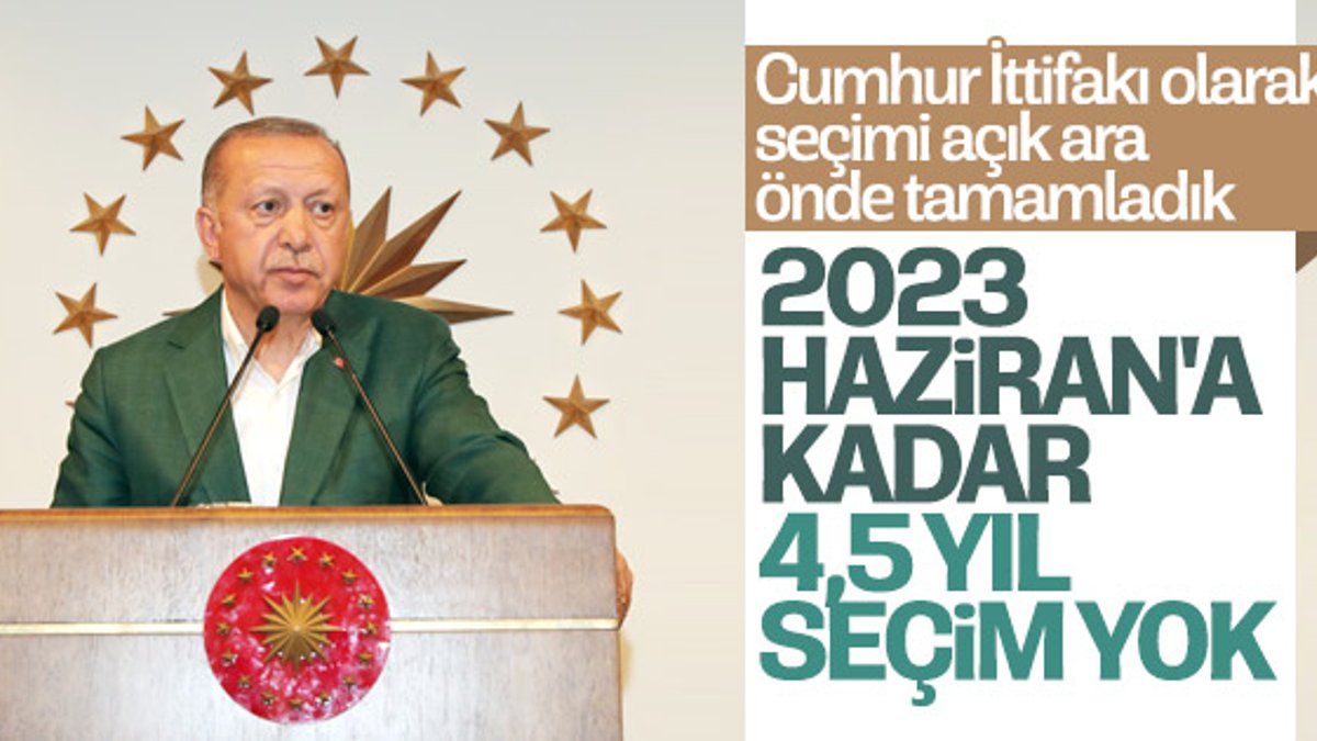 Cumhurbaşkanı Erdoğan seçim sonuçlarını yorumladı