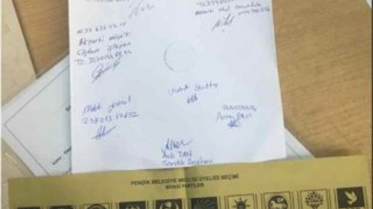 Pendik'te seçmene CHP'ye oy basılmış pusula verildi