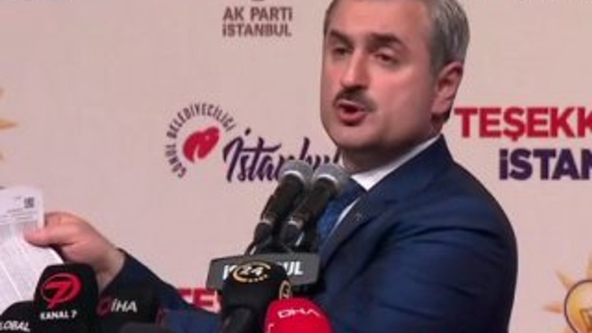AK Parti İstanbul İl Başkanı: İspata hazırız