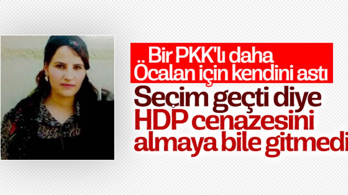 HDP bu kez terörist cenazesine gitmedi