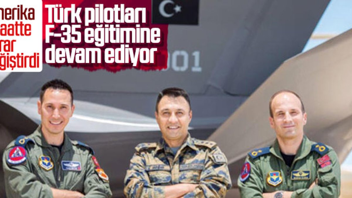 Pentagon: Türk pilotlar eğitime devam ediyor