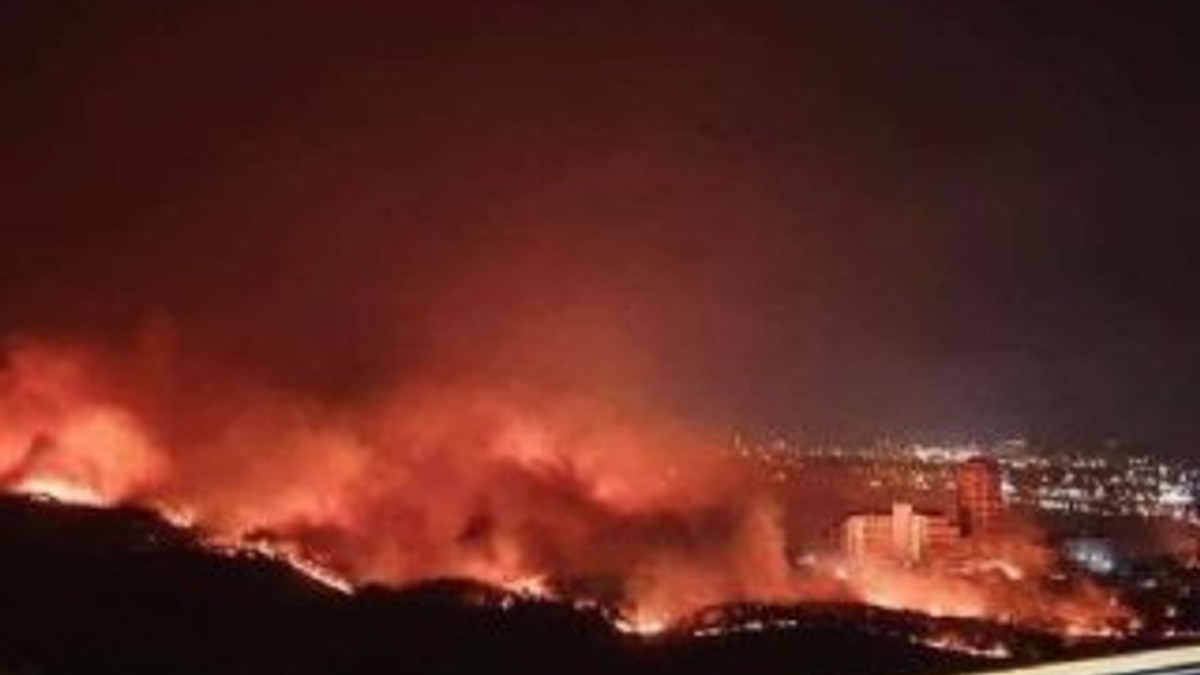 Güney Kore'de büyük yangın