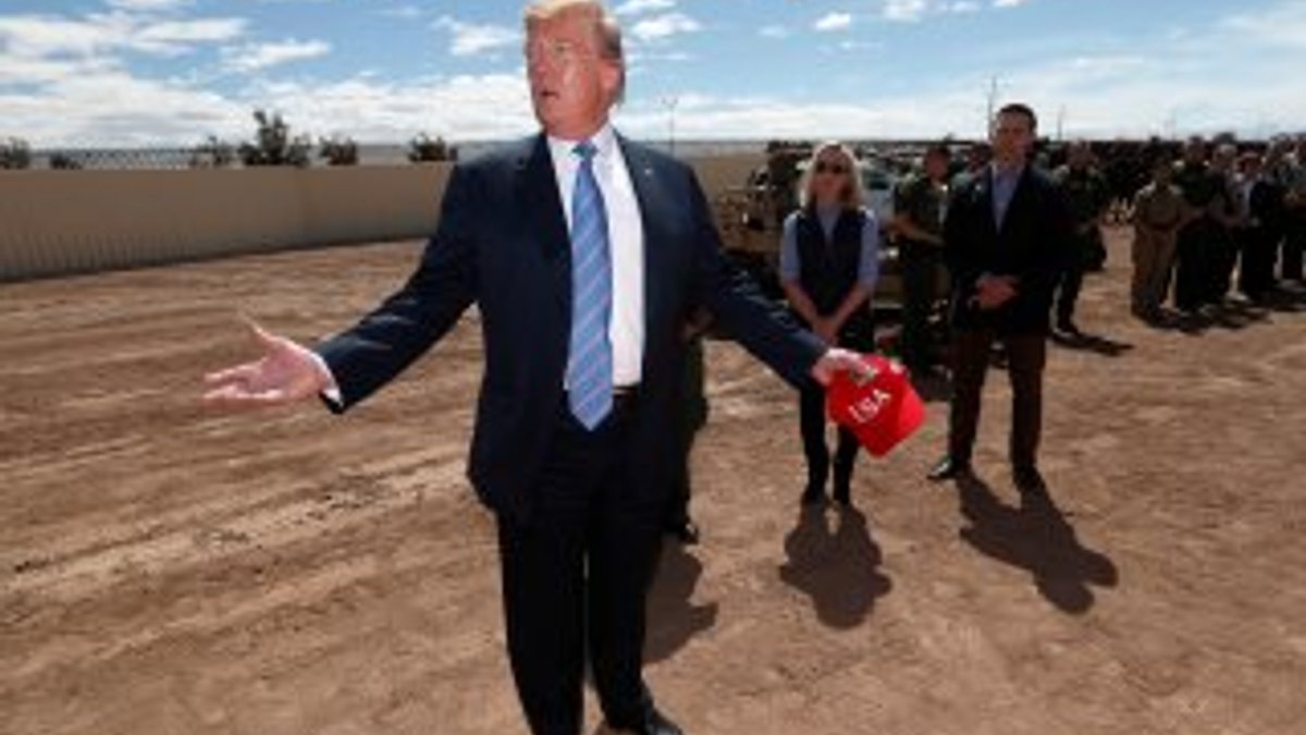 ABD Başkanı Trump Meksika sınırında