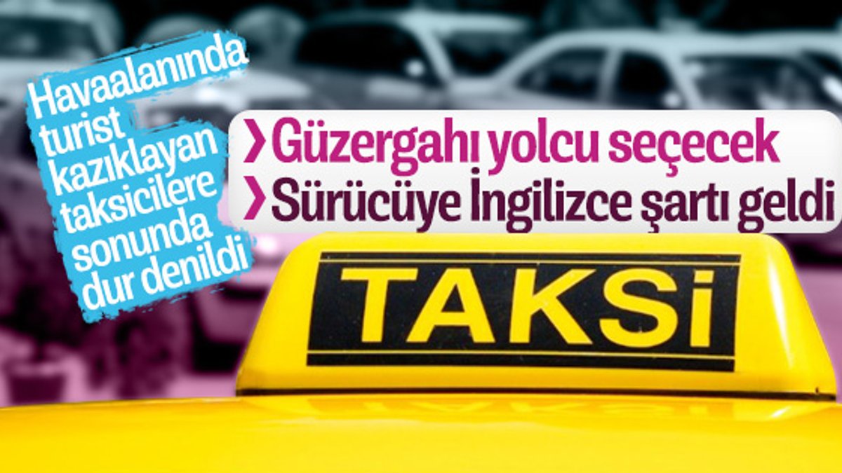 İstanbul Havalimanı'ndaki taksicilere İngilizce şartı