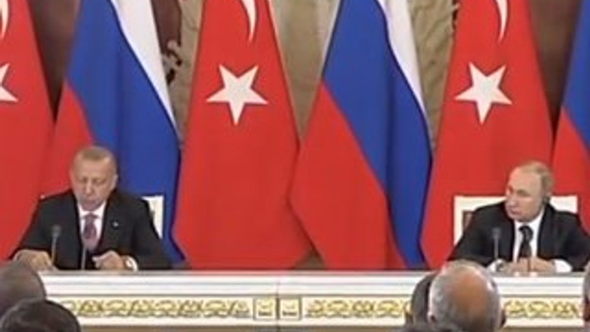 Cumhurbaşkanı Erdoğan ve Putin'den ortak açıklama