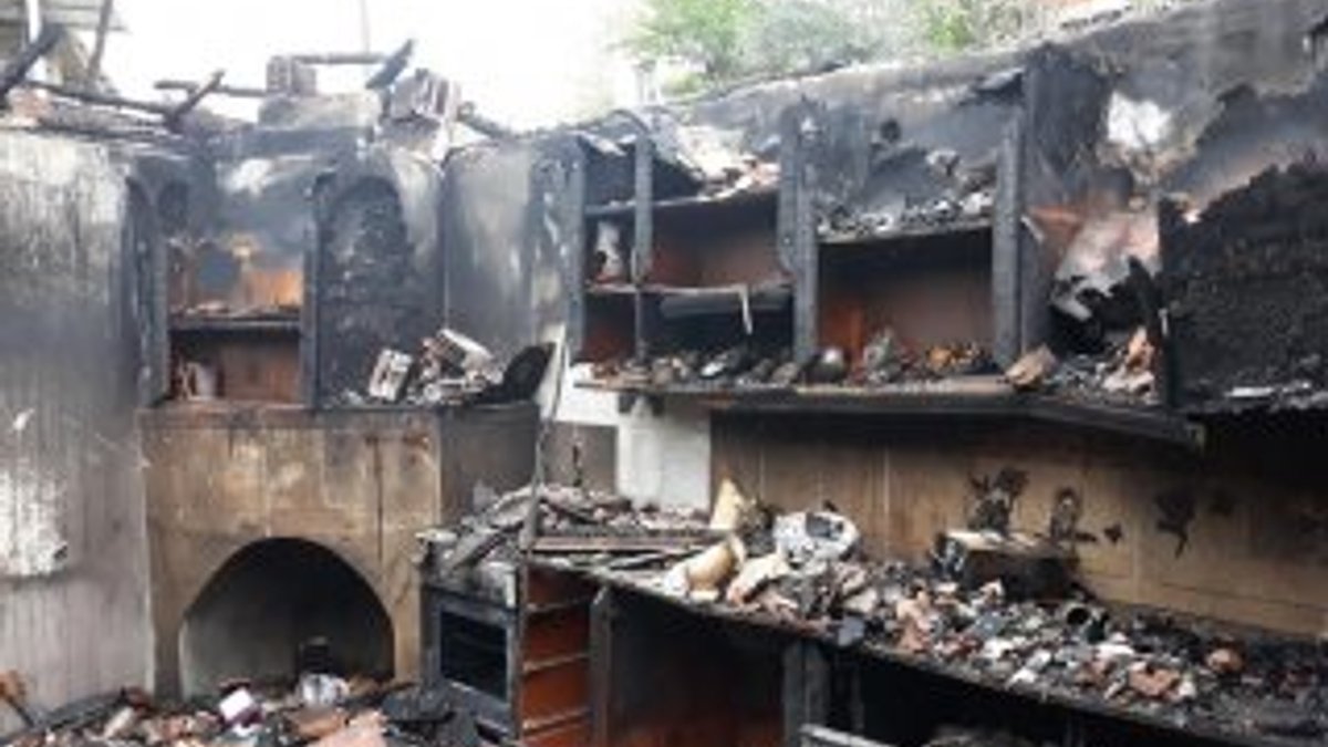 Aydın'da bir evde elektrik kontağından yangın çıktı