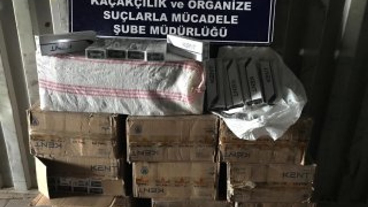 Van’da 7 bin 500 paket kaçak sigara yakalandı