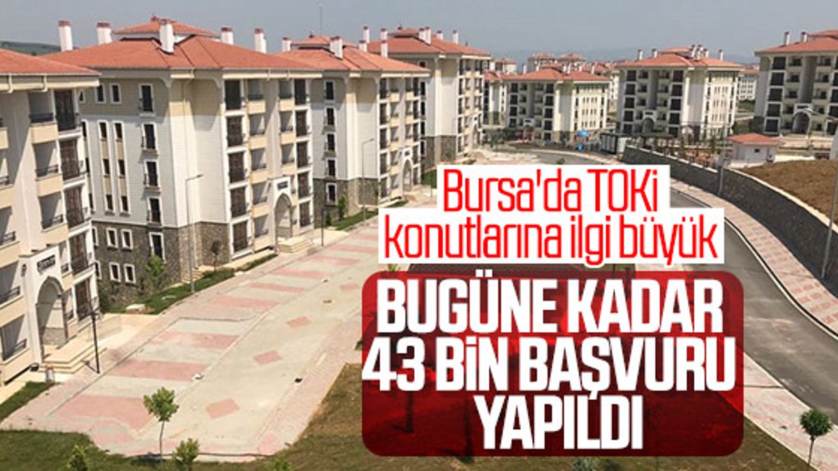 Bursa'dan TOKİ projesine rekor başvuru