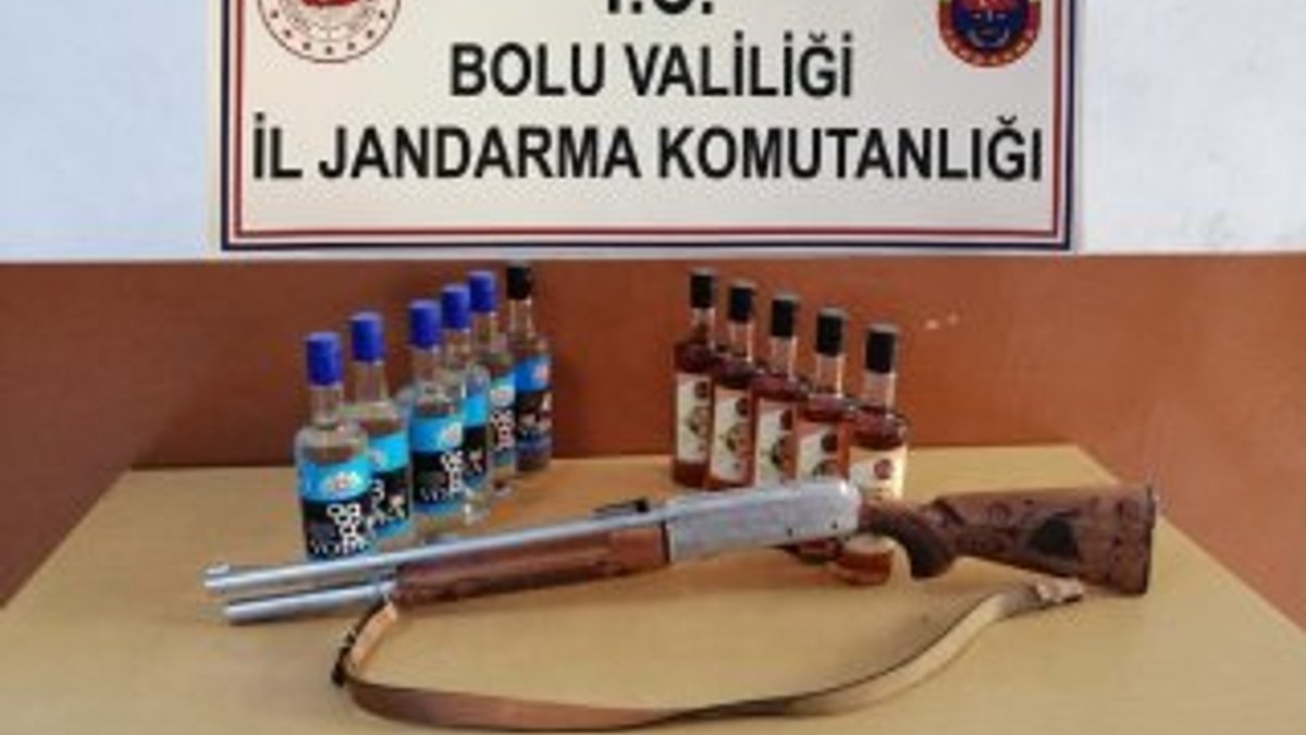 Bolu’da uyuşturucu silah ve kaçak içki operasyonu