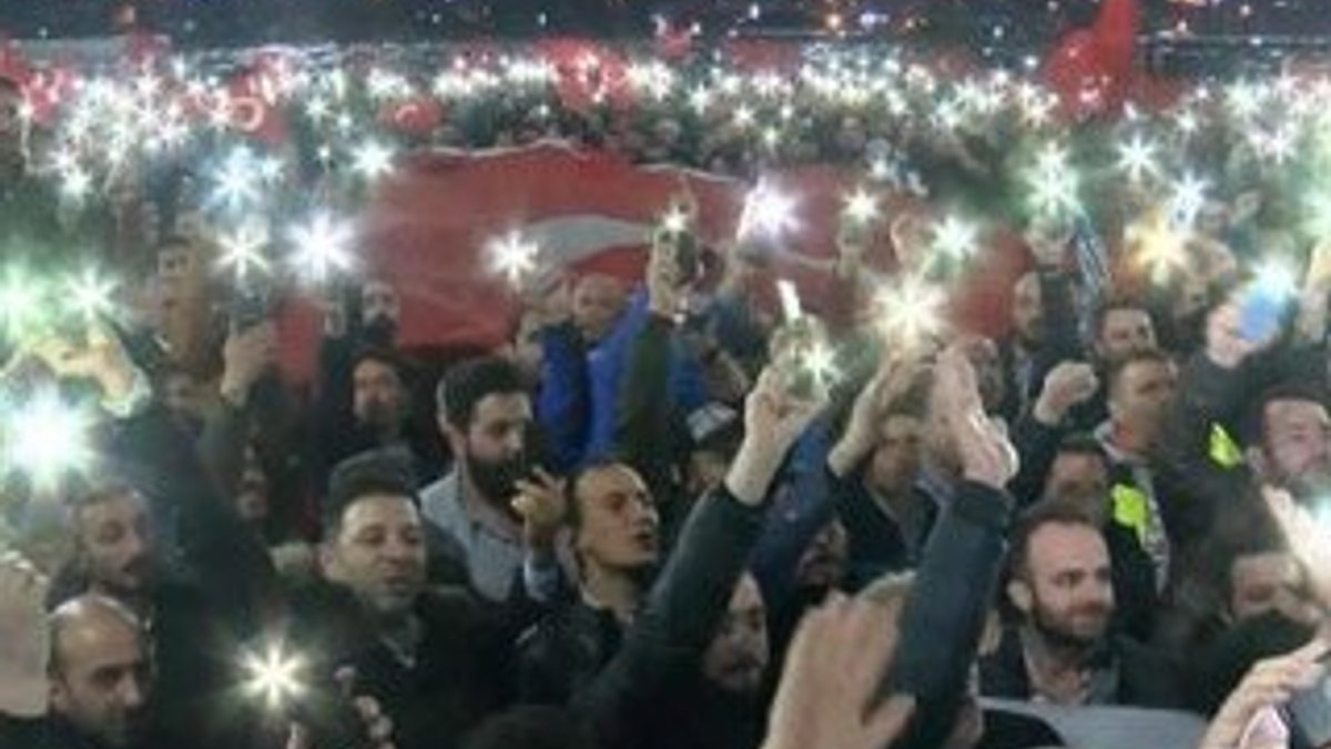 Uber şoförleri Yenikapı'da eylem yaptı