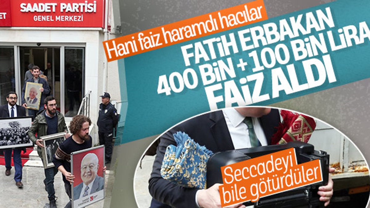 Fatih Erbakan parasını Saadet'ten faiziyle aldı
