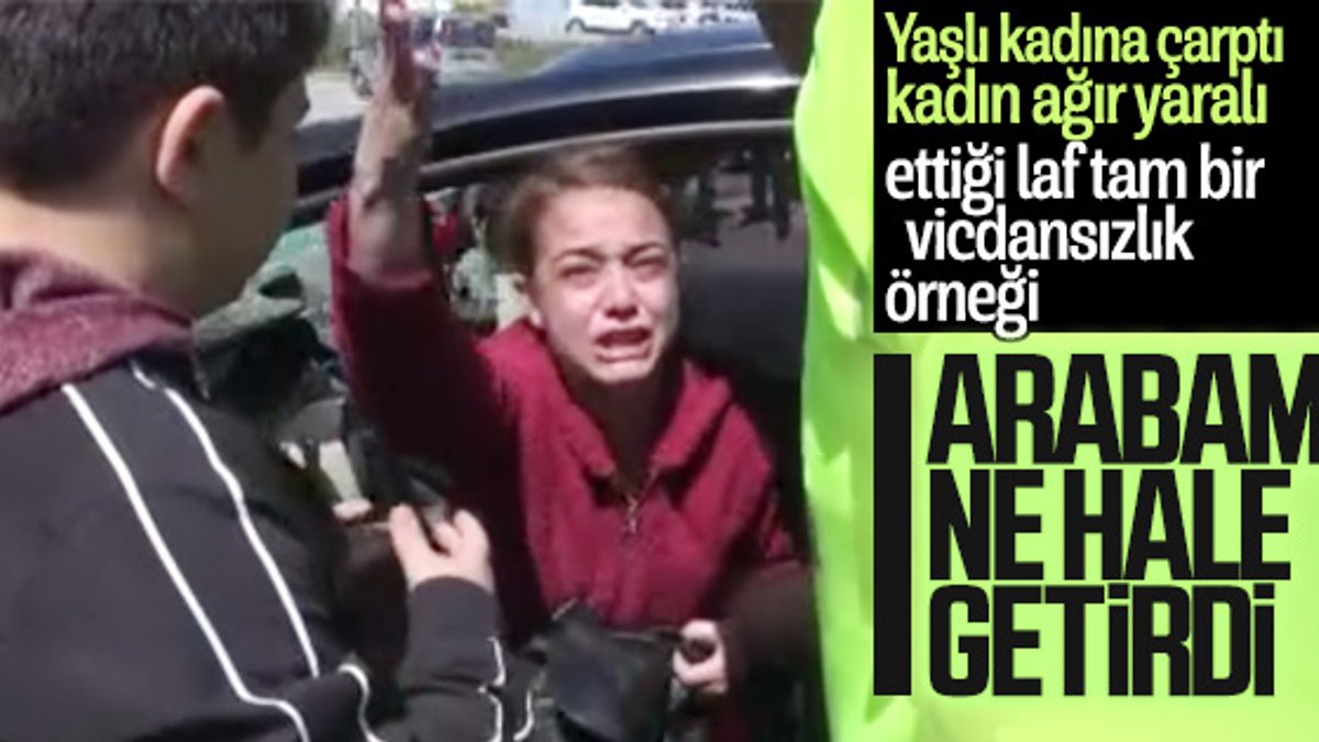 Aksaray'da kadın sürücü çarptığı şahsı ağır yaraladı