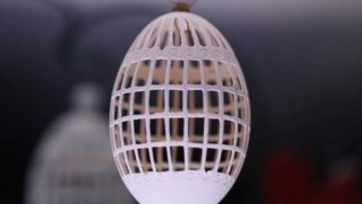 Yumurta kabukları sanat eserine dönüşüyor