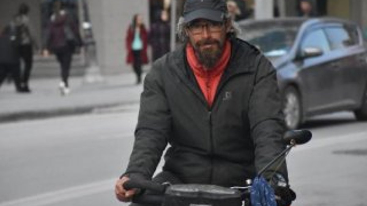 Bisikletle dünyayı gezen Fransız'ın son durağı Malatya