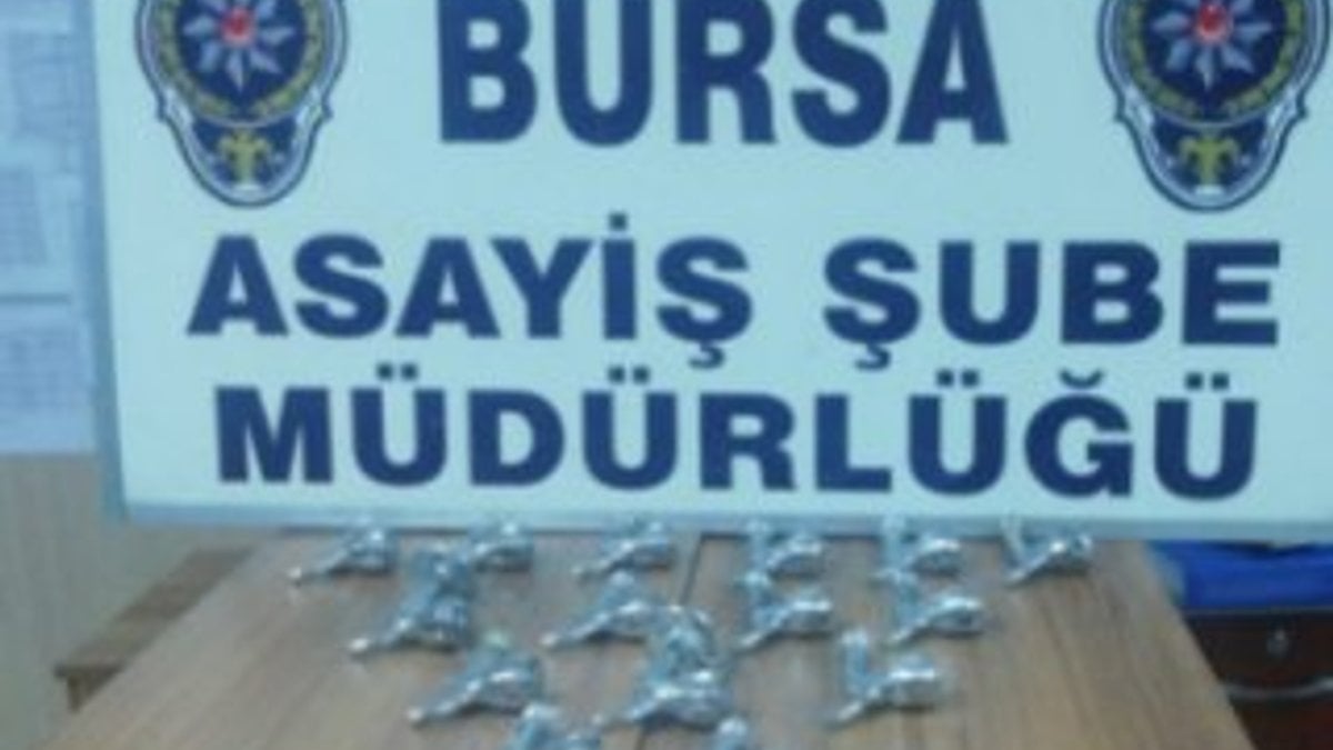Bursa'da cami musluklarını çalıp sattılar