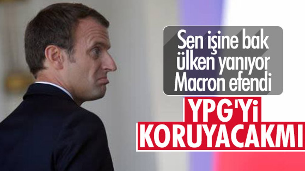 Macron YPG heyetiyle görüştü