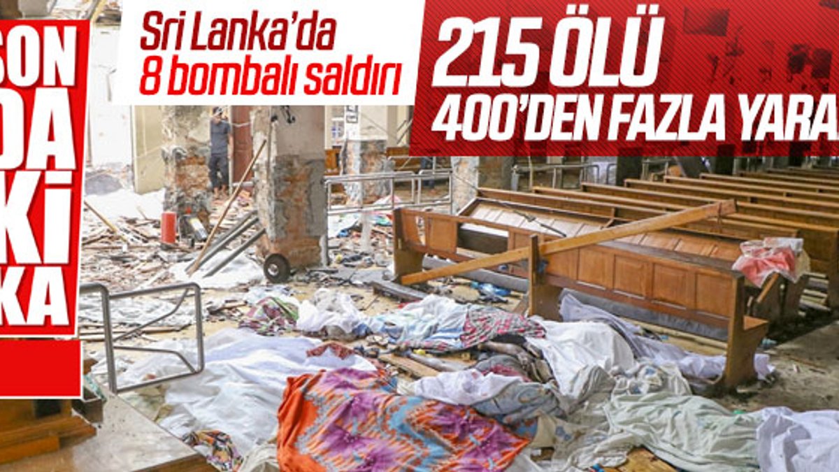 Sri Lanka'da 8 patlama meydana geldi