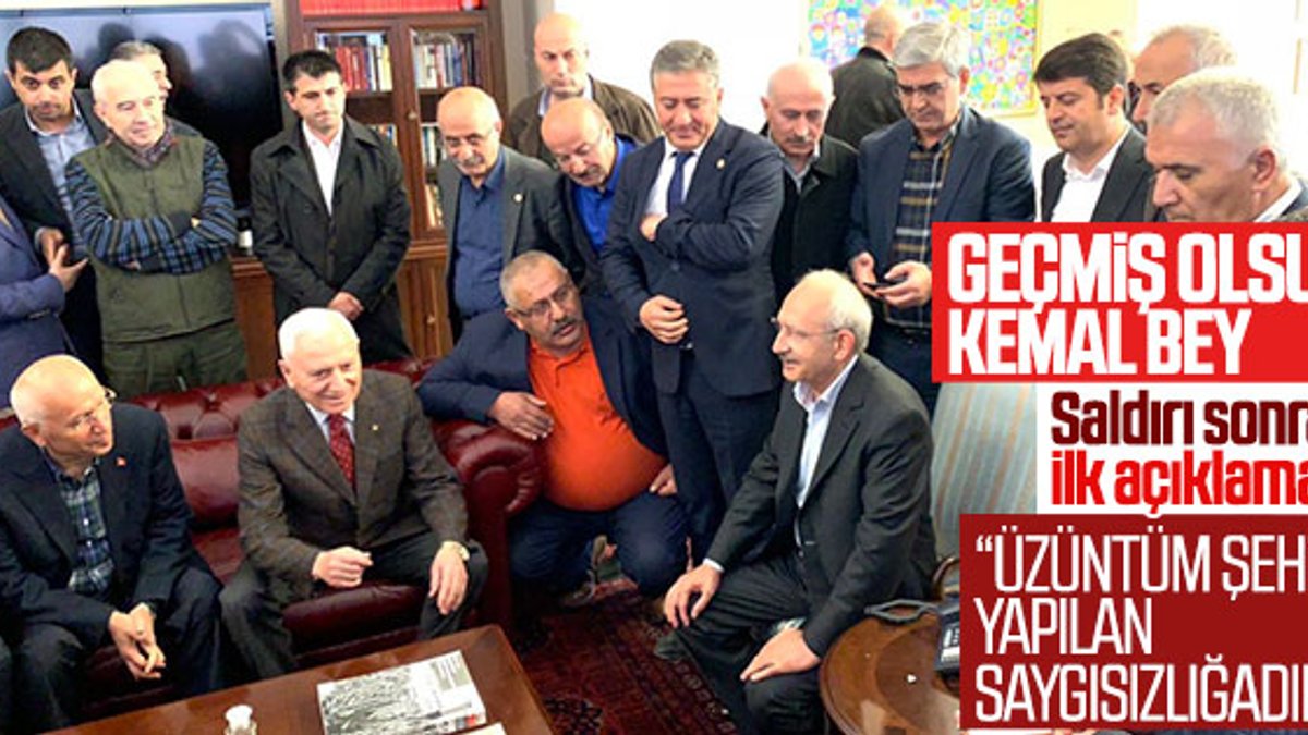 Kemal Kılıçdaroğlu'nun saldırı sonrası ilk görüntüsü