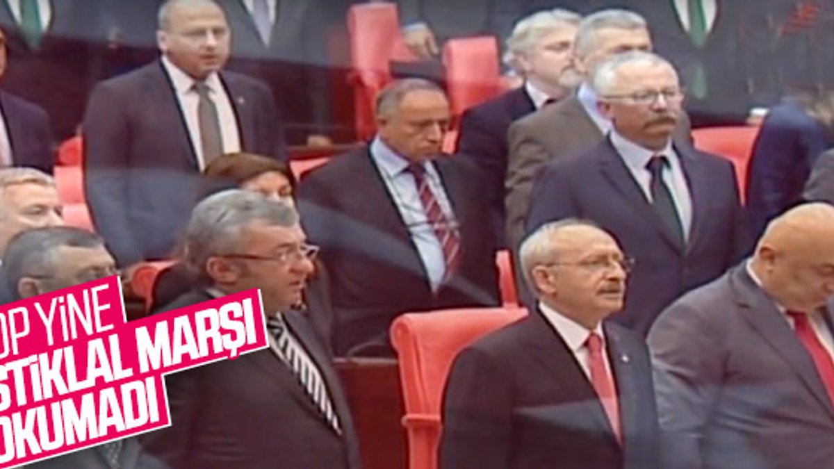 23 Nisan özel oturumunda HDP'liler İstiklal Marşı okumadı