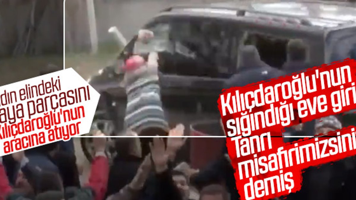 Kılıçdaroğlu'nun aracına saldıran kadın yanına da gitmiş
