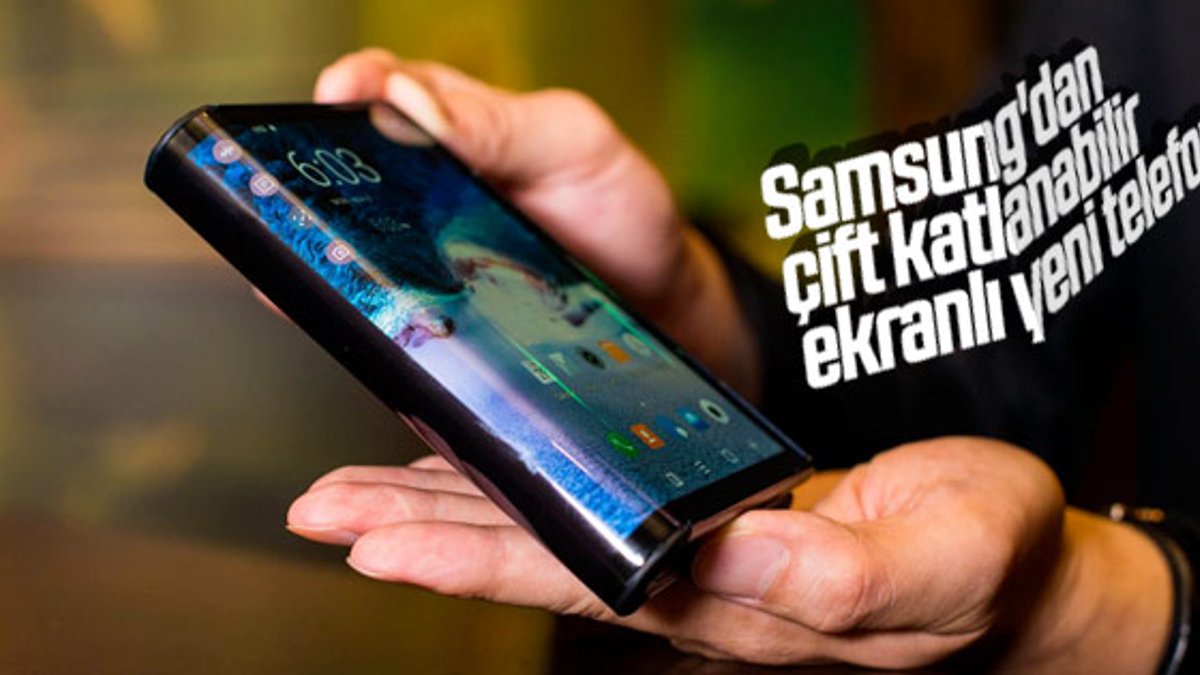 Samsung çift katlanabilir ekranlı bir telefon üzerinde çalışıyor